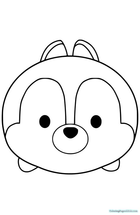 disney tsum tsum coloring pages  getdrawings