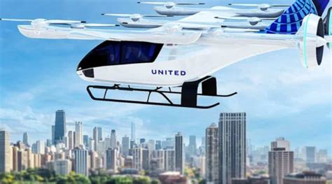 united airlines drone taxis  short distance transport