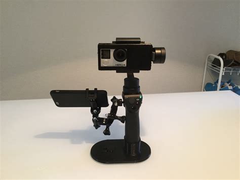gopro session mount adapter  dji osmo mobile  adapter view