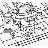 Coloring Pages Minion Vampire Cartoons Rapunzel Trolls sketch template