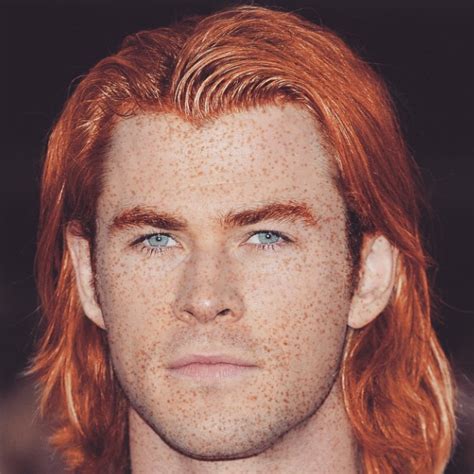someone reimagined celebrities with ginger hair and some don t actually