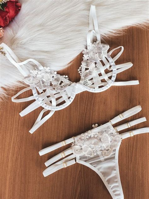 sexy white lingerie sexy lingerie erotic lingerie sexy etsy