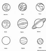 Planetas Planetario sketch template