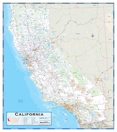 california county wall map maps laminated california map porn sex picture