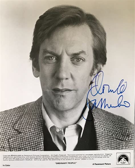 Donald Sutherland Movies And Autographed Portraits Through The Decades