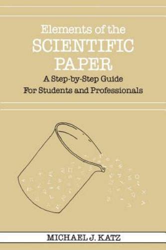 elements   scientific paper  step  step guide  students