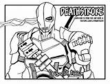 Deathstroke Coloring Drawittoo Draw Too Arkham Colouring Slade Games Wilson sketch template