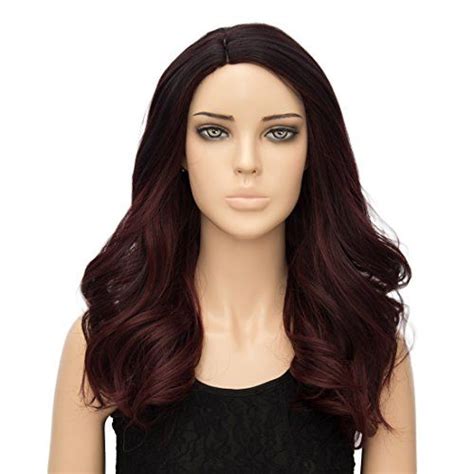 9 99 now alacos fashion long curly dark brown ombre costumes wigs