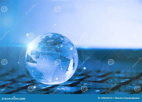 global international business concept stock photo image  globe access