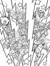 Coloring Pages Dc Adults Visit Superhero sketch template