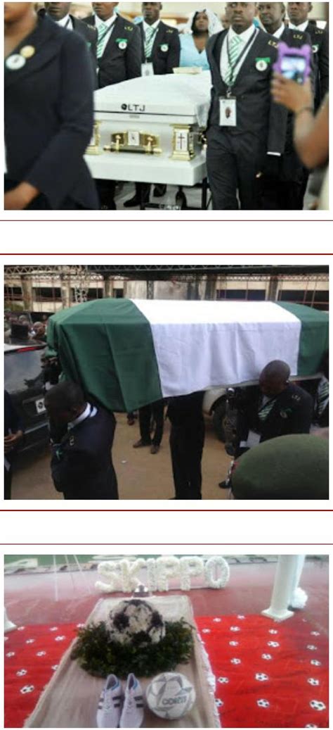 photos from the funeral of former super eagles coach