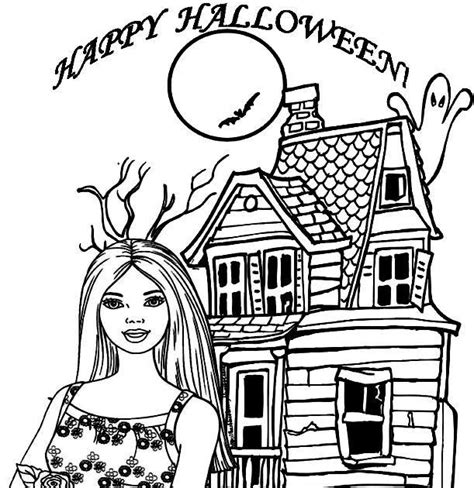 barbie halloween coloring pages barbie coloring pages halloween