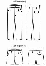 Celana Pola Ukuran Baju Berdasarkan sketch template