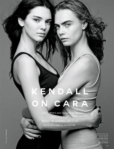 cara delevingne and kendall jenner in love magazine 7