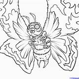 Godzilla Mothra Kaiju Colouring Shin Colorear Muto Getdrawings Albanysinsanity Coloringhome Gigan Adora Dragoart sketch template