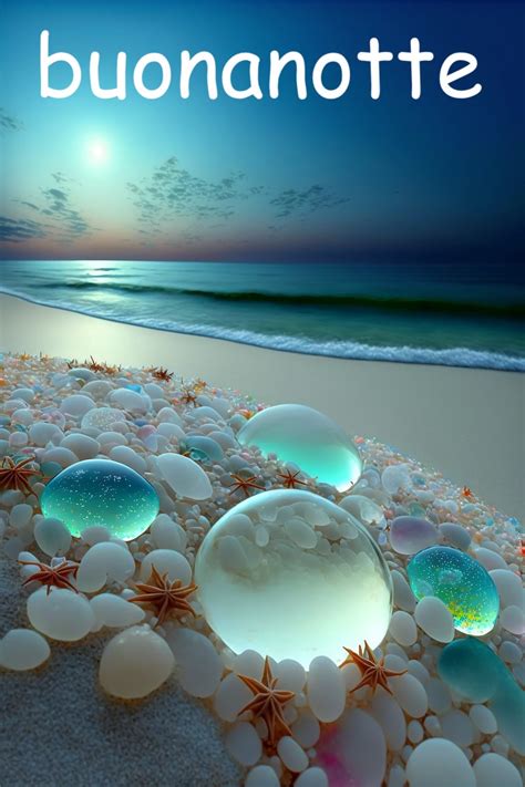 buonanotte mare immagini  paesaggi marini fiori  luna