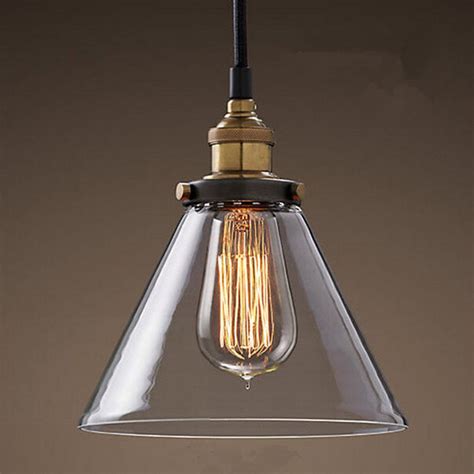 retro lamps glass pendant lamps vintage hanging light american loft style barrestaurants