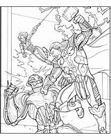 Thor Ultron Avengers Ragnarok Hammer Chitauri sketch template