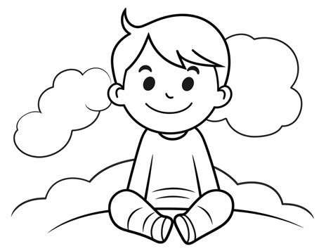 printable human coloring picture coloring page