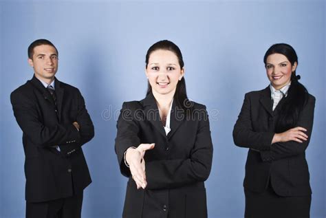 business gesture stock image image  give department