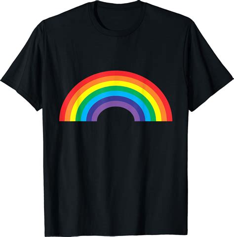 Retro Arco Iris Camiseta Amazon Es Ropa Y Accesorios