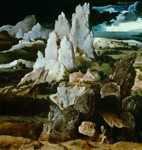 St Jerome In A Rocky Landscape Joachim Patinir As Art