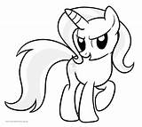 Pony Little Trixie Coloring Pages Larger Printablecolouringpages Credit sketch template
