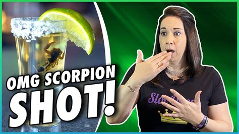 🦂 slot queen eats a scorpion in las vegas 😫 somebody save me ‼️ youtube