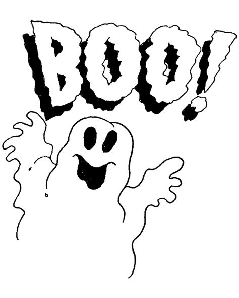 boo colouring pages clipart  clipart