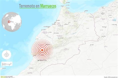 Mapa Terremoto En Marruecos 2 681 Muertos Y 2 501 Heridos
