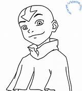 Avatar Coloring Aang Airbender Last Pages Draw Movie Drawings Popular Books Coloringhome sketch template