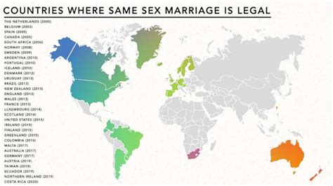 here are the 29 countries where same sex marriage is officially legal gma