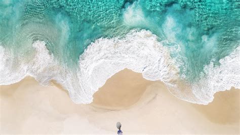 beach  wallpaper aerial view ocean ios  stock