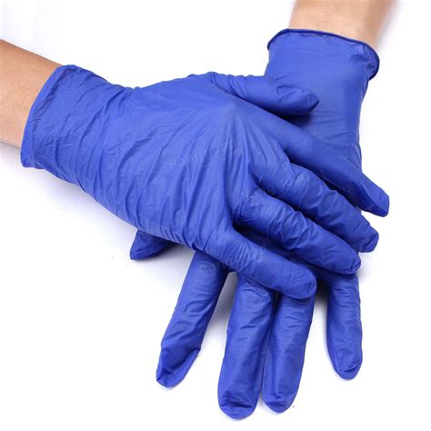 pcs blue medium disposable nitrile rubber gloves food medical latex gloves sale rc toys