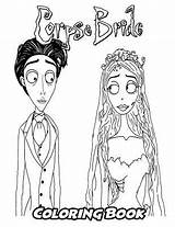 Corpse Bride Coloring Pages Book Easy Kids Editions Other sketch template