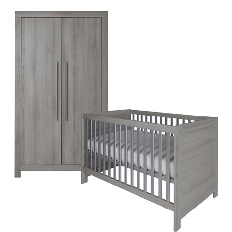 vicenza grey  piece set  bed wardrobe cots  beds furniture  pramcentre uk