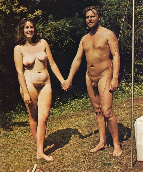 vintage naked couple
