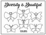 Diversity Coloring Pages Beautiful Little sketch template
