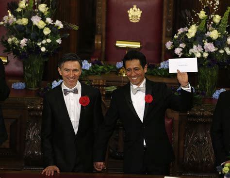 In Pictures First Same Sex Marriages Take Place In