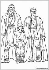 Anakin Skywalker Pages Coloring Disegno Color sketch template