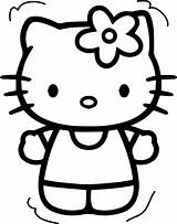Kitty Hello Wecoloringpage Coloring Pages sketch template