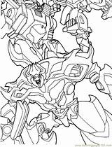 Coloring Transformers Pages Cartoons sketch template