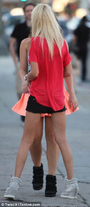 Tara Reid Reveals Painfully Skinny Legs As She Goes Day Clubbing In