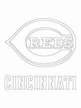 Reds Cincinnati sketch template