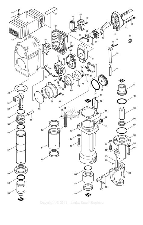 makita hm parts diagram  assembly