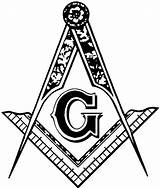 Masonic Compass sketch template