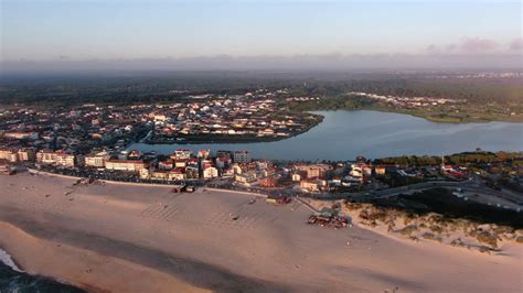 sunset drone flights praia de mira portugal youtube