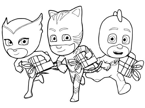printable pj masks coloring pages archives  coloring