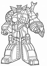 Coloring Gundam Pages Robot Power Rangers Suit Color Robotic Printable Megazord Boys Sheets Robots Choose Board sketch template