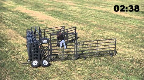wrangler portable corral fold  livestock equipment